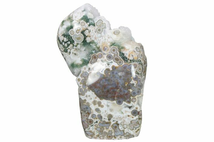 Free-Standing, Ocean Jasper With Large Eyes - New Deposit! #210662